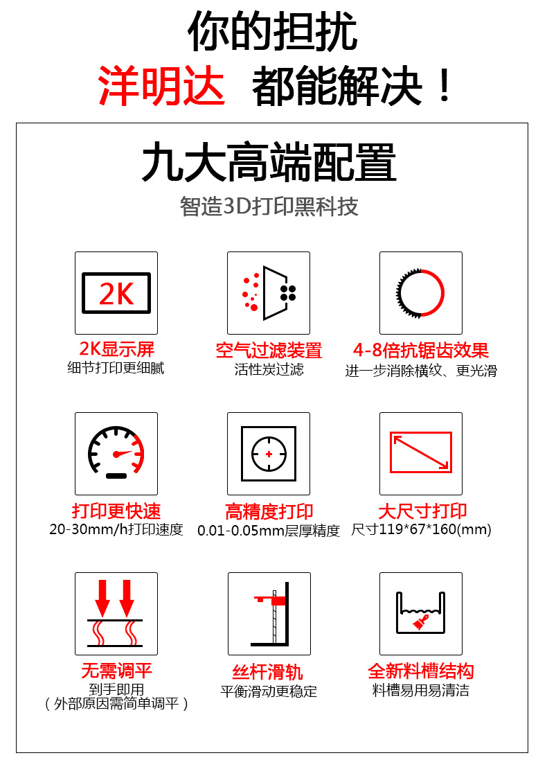 新款K3光固化3D 打印机(图2)